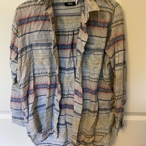 Southwestern pattern flannel